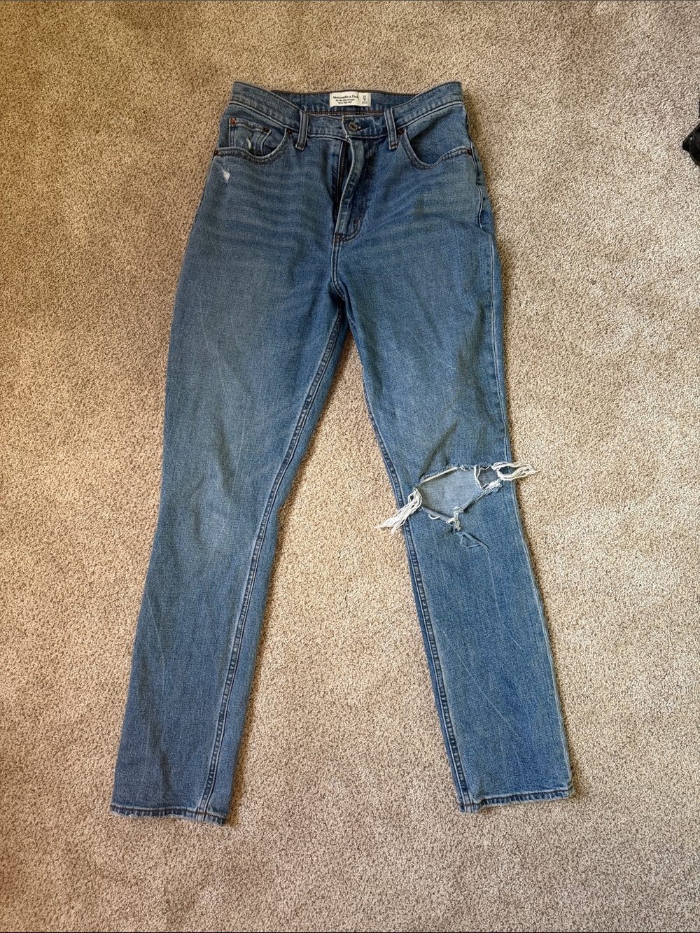 Abercrombie & Fitch 90s slim straight ultra high rise